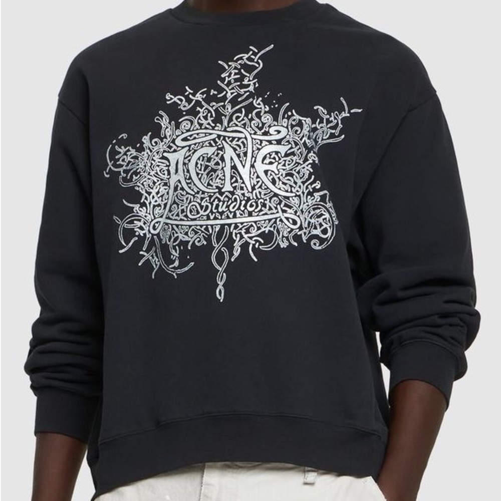 Acne Studios Franzisko Devil Logo Sweatshirt